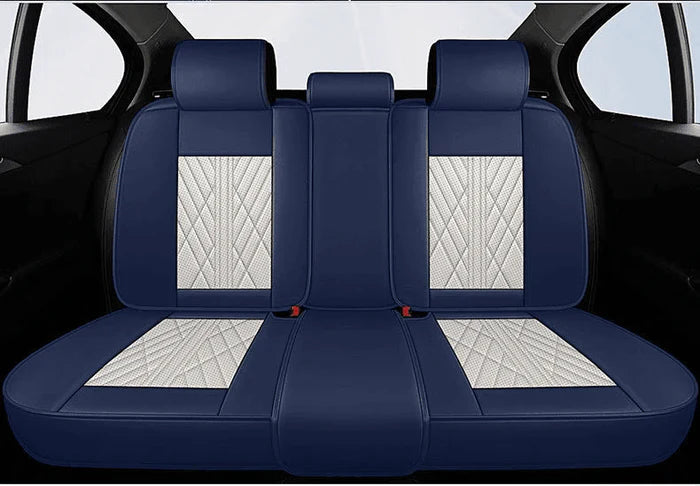 Prestige Executive Seat Cover – Beige & Blue