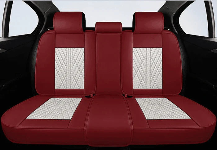 Prestige Executive Seat Cover – Beige & Red