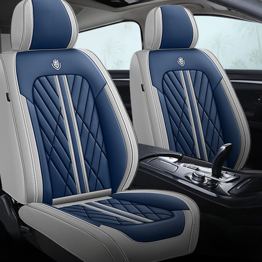 Prestige Executive Seat Cover – Blue & Gray