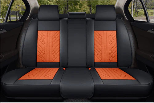 Prestige Executive Seat Cover – Orange & Black