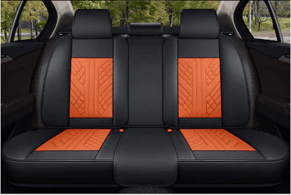 Prestige Executive Seat Cover – Orange & Black