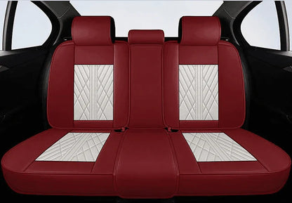 Prestige Executive Seat Cover – Beige & Red