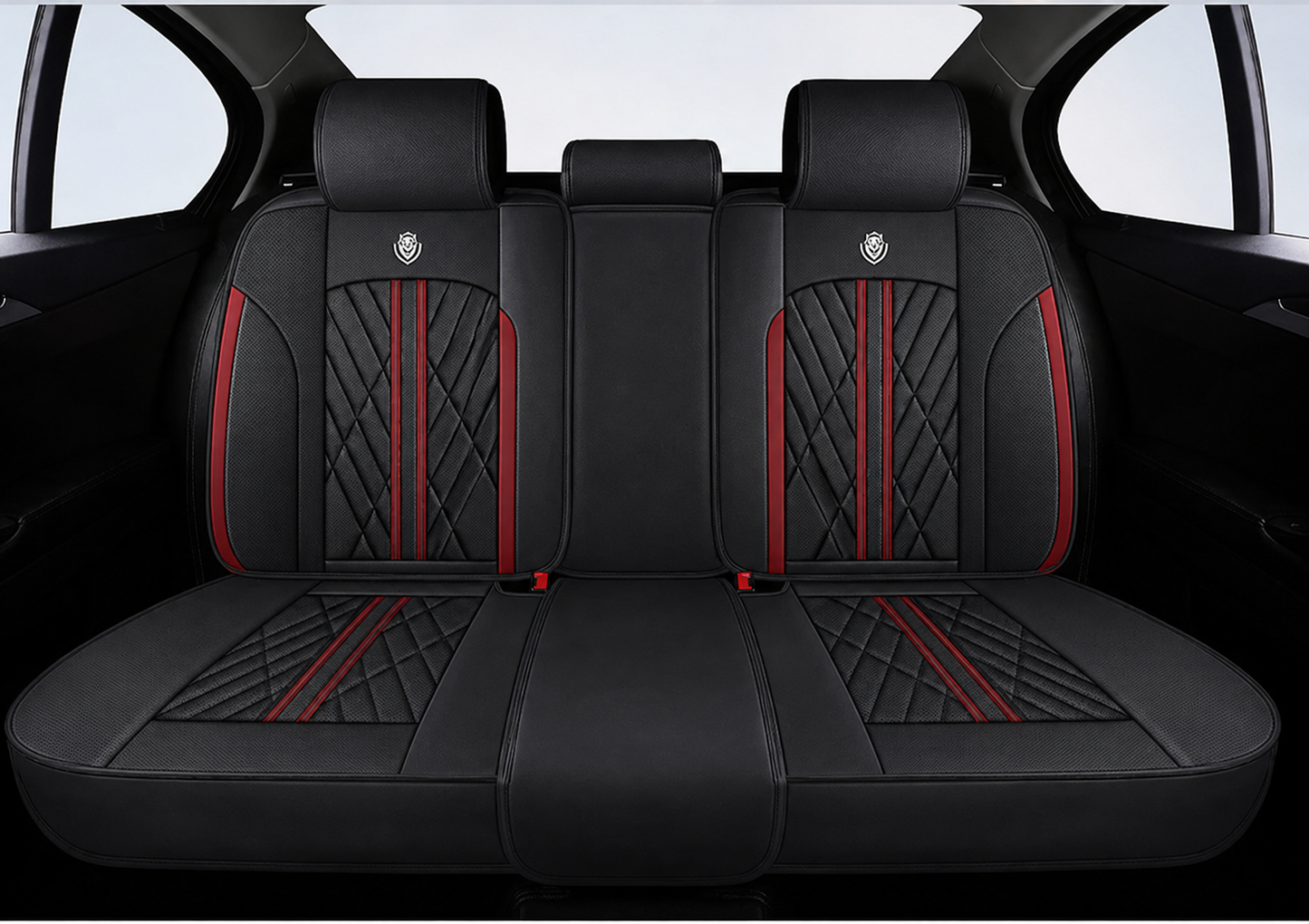 Prestige Executive Seat Cover – Black & Red